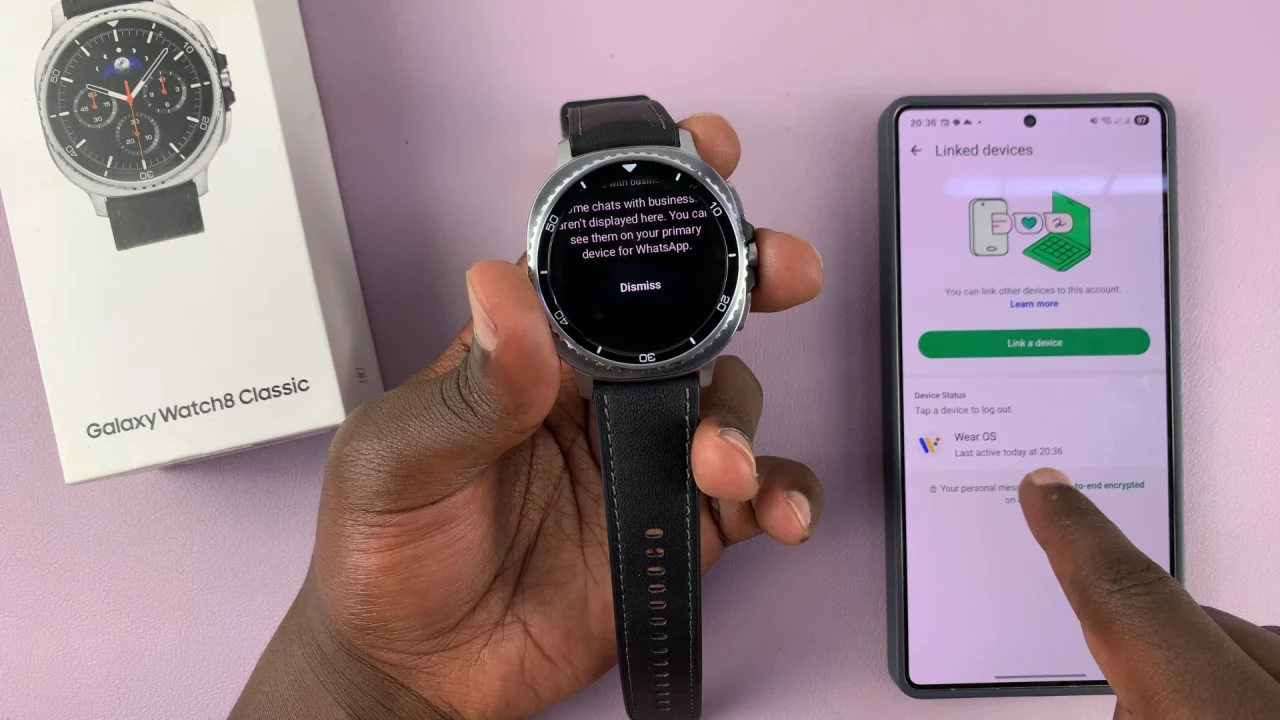 Set Up WhatsApp On Galaxy Watch 8 / 8 Classic