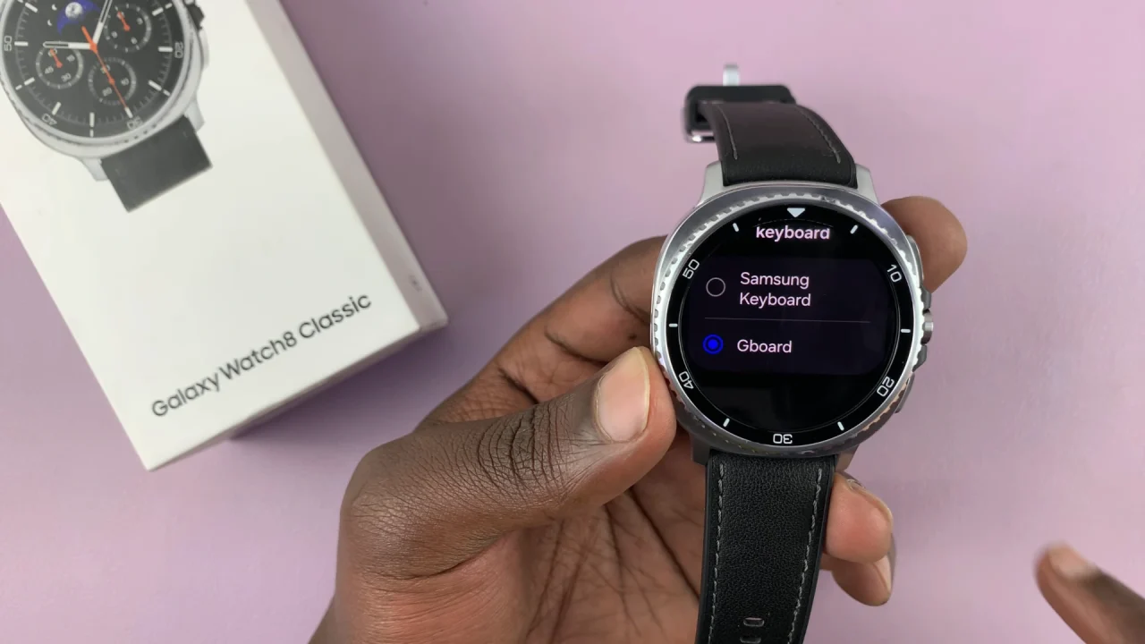 Gboard On Galaxy Watch 8 / 8 Classic