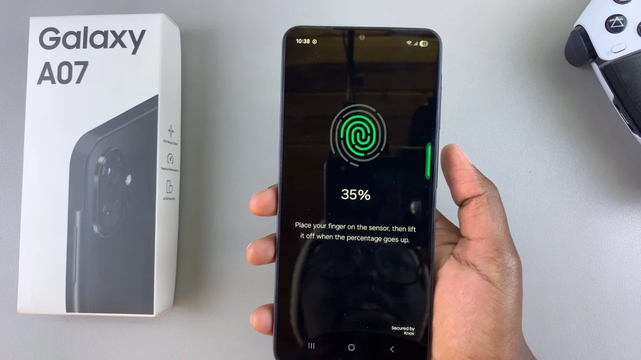 Set Up Fingerprint On Galaxy A07