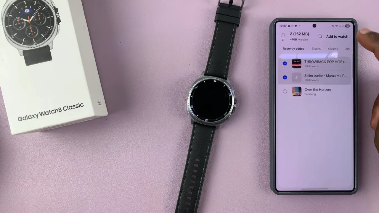 Add Music Tracks To Galaxy Watch 8
