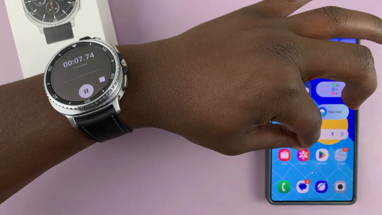 Voice Recorder Gestures On Galaxy Watch 8 / 8 Classic