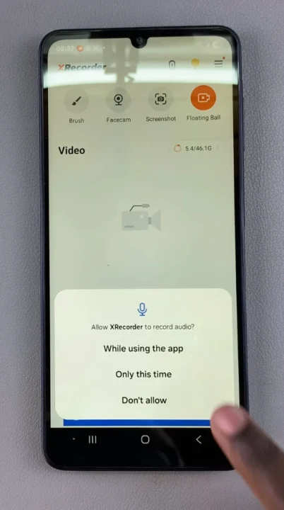 XRecorder record Audio Permissions