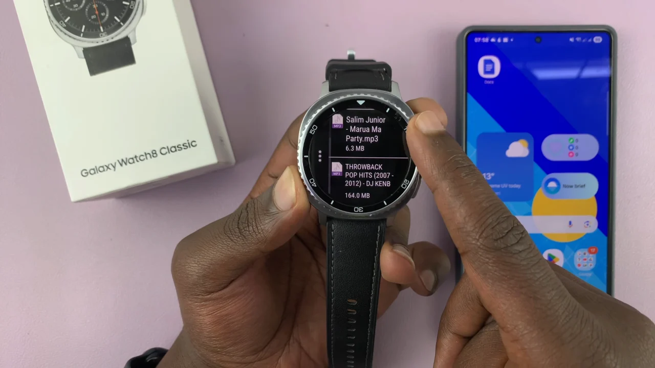 Tracks On Galaxy Watch 8