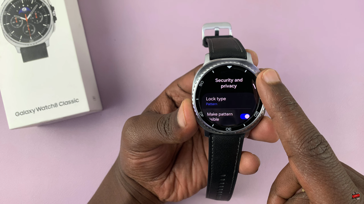 How To Change Lock Screen PIN / Pattern On Samsung Galaxy Watch 8 / 8 Classic