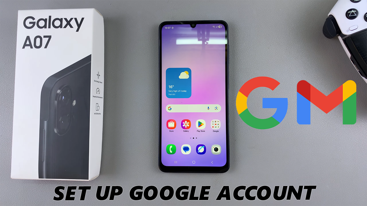 How To Add Google Account To Galaxy A07