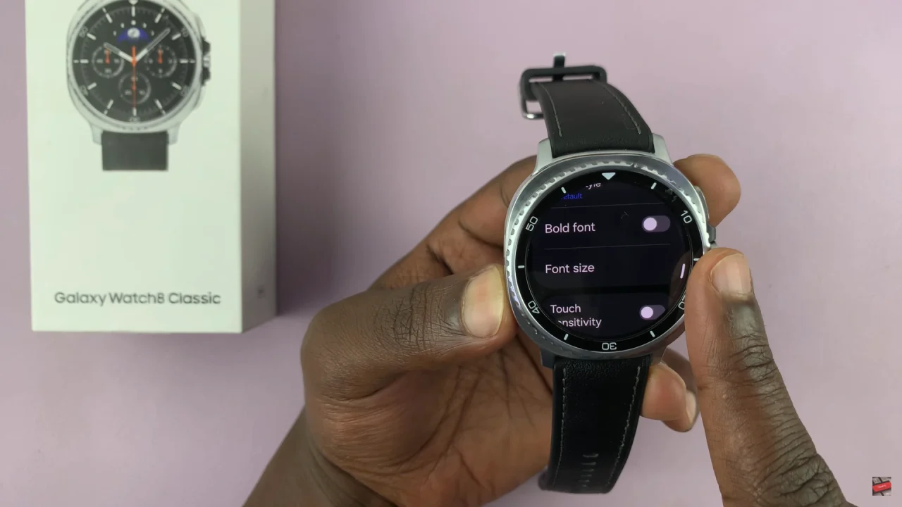 How To Adjust Font Size On Samsung Galaxy Watch 8