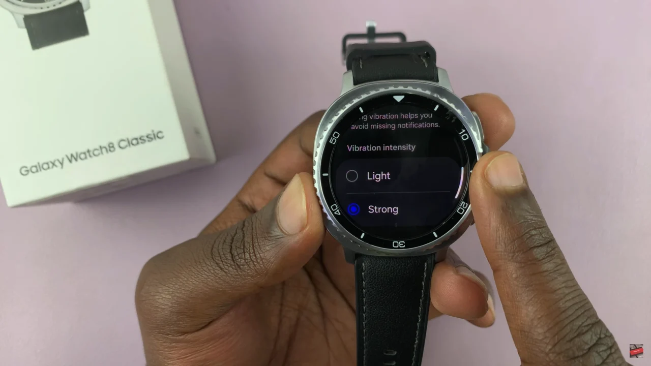 How To Adjust Vibration Intensity On Samsung Galaxy Watch 8