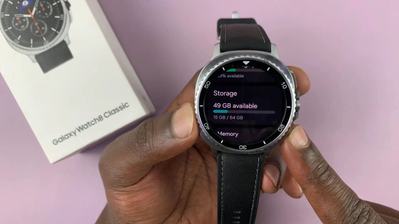 How To Check Available Storage Space On Samsung Galaxy Watch 8