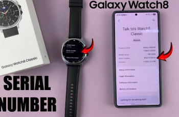 How To Check Serial Number On Samsung Galaxy Watch 8 / 8 Classic
