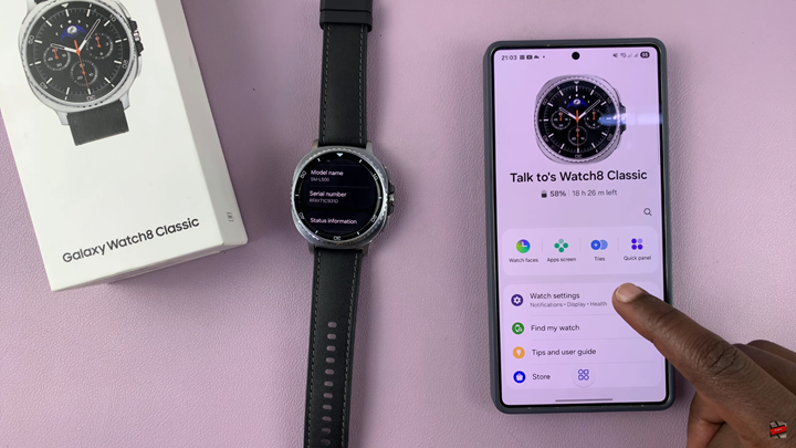 How To Check Serial Number On Samsung Galaxy Watch 8 / 8 Classic