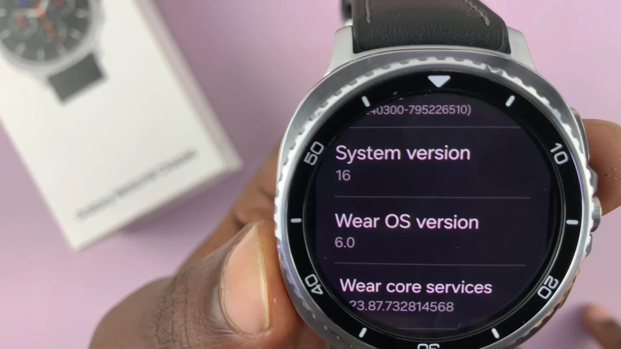 How To Check Wear OS Version On Samsung Galaxy Watch 8