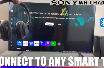 How To Connect Sony WH-CH720N Headphones To ANY Smart TV