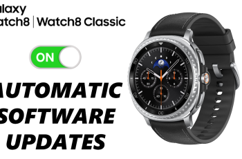 How To Enable Automatic Software Updates On Samsung Galaxy Watch 8 & 8 Classic