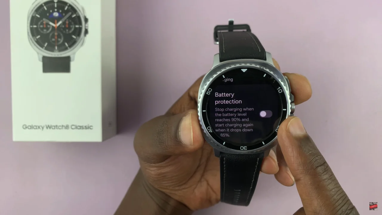 How To Enable Battery Protection On Samsung Galaxy Watch 8