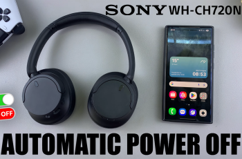 How To Enable / Disable Automatic Power Off On Sony WH CH720N Headphones