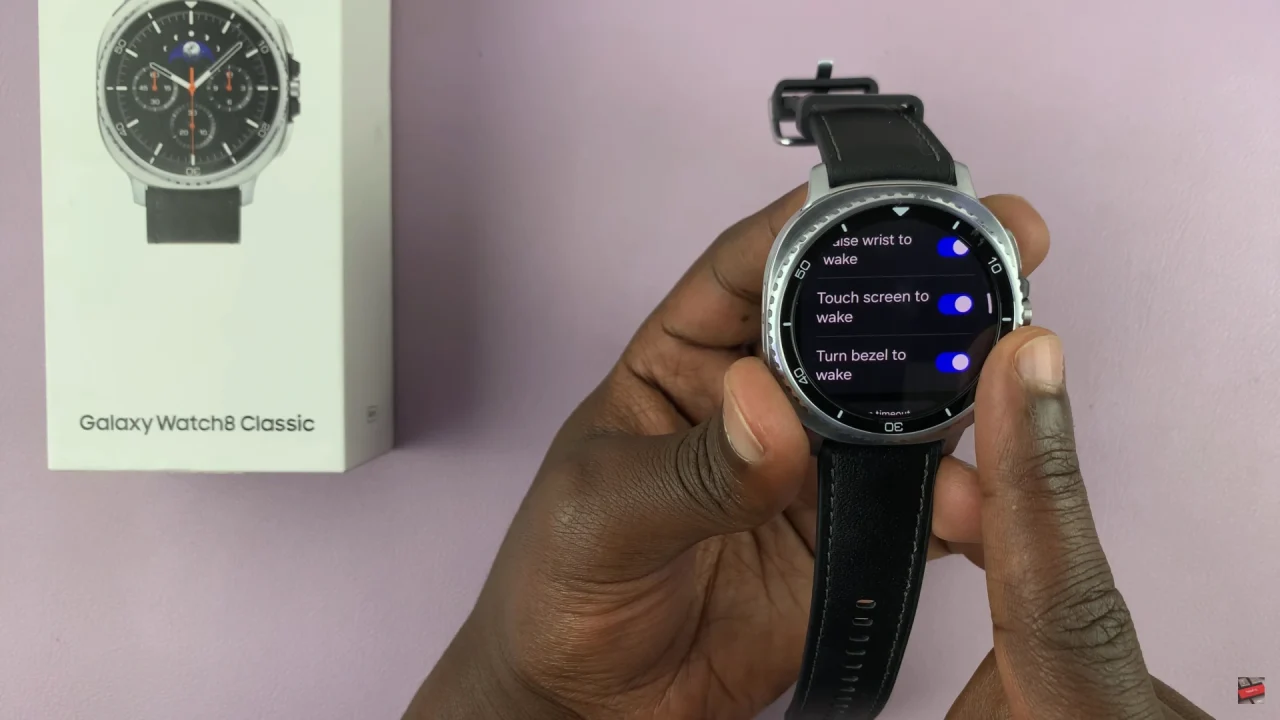 How To Enable Touch To Wake Screen On Samsung Galaxy Watch 8