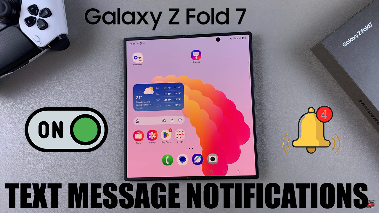 How To Enable Text Message Notifications On Galaxy Z Fold 7