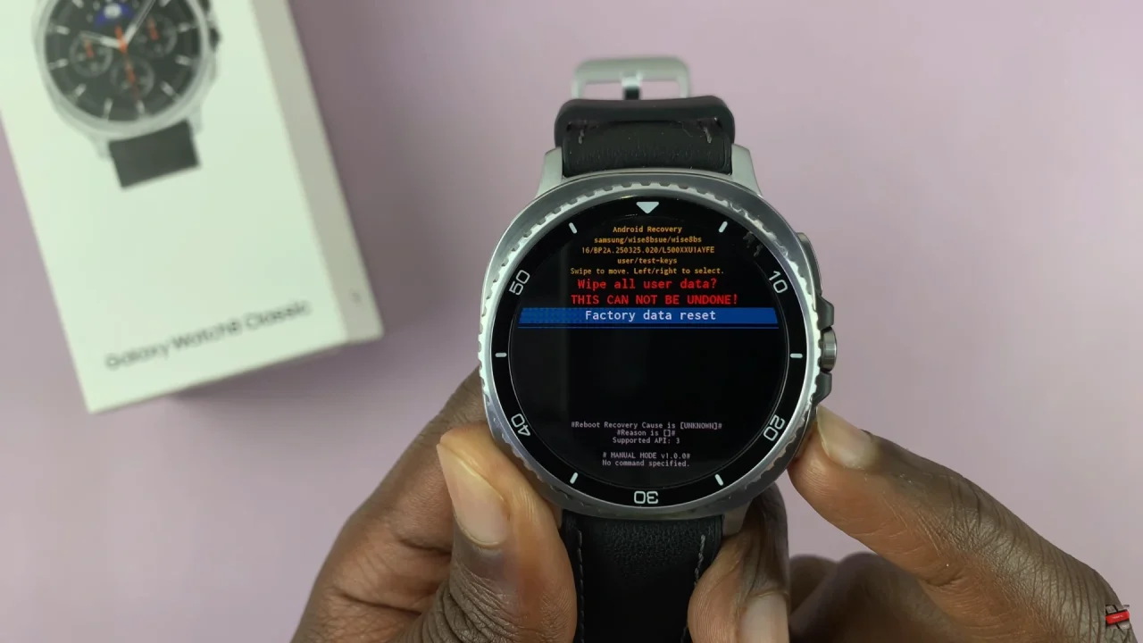 How To Hard Reset Samsung Galaxy Watch 8