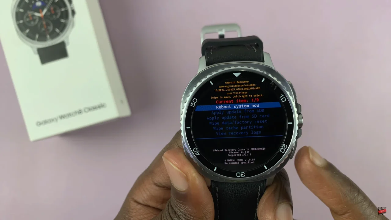 How To Hard Reset Samsung Galaxy Watch 8