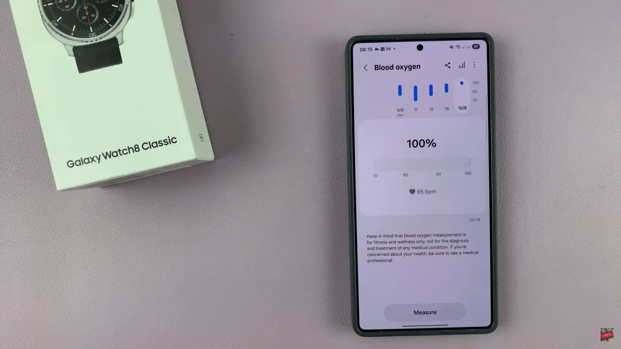 How To Measure Blood Oxygen On Samsung Galaxy Watch 8
