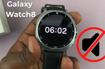 How To Mute Samsung Galaxy Watch 8 / 8 Classic