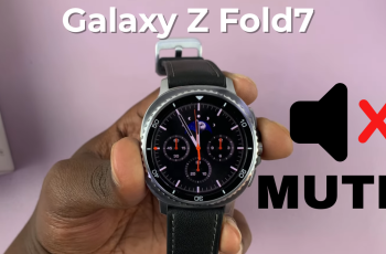How To Mute Samsung Galaxy Watch 8 / 8 Classic
