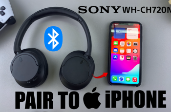 How To Pair Sony WH-CH720N Headphones To iPhone