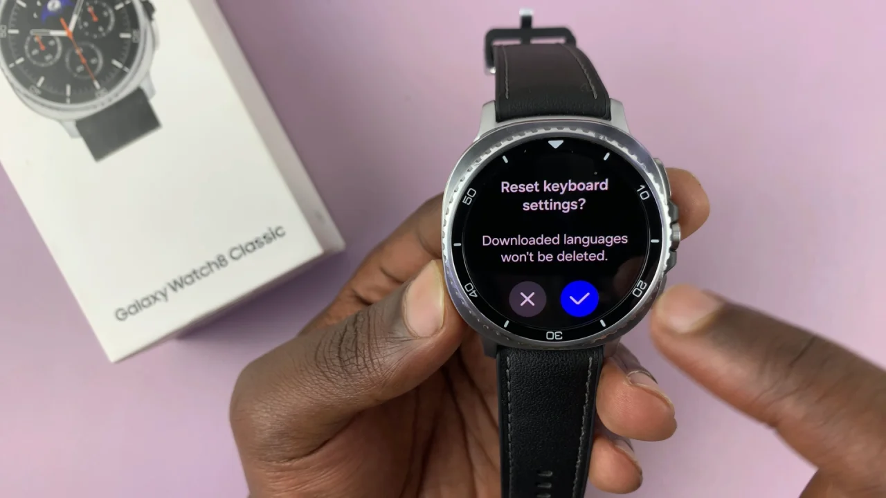 How To Reset Keyboard Settings On Samsung Galaxy Watch 8