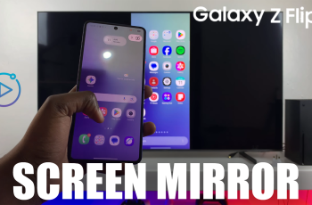 How To Screen Mirror Samsung Galaxy Z Flip 7 To ANY Smart TV