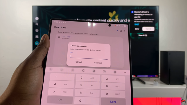 How To Screen Mirror Samsung Galaxy Z Fold 7 To ANY Smart TV
