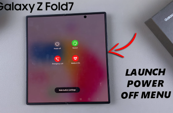 How To Set Side Button To Open Power Off Menu On Galaxy Z Fold 7