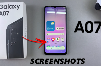 How To Take Screenshot On Galaxy A07 How To Take Screenshot On Galaxy A07