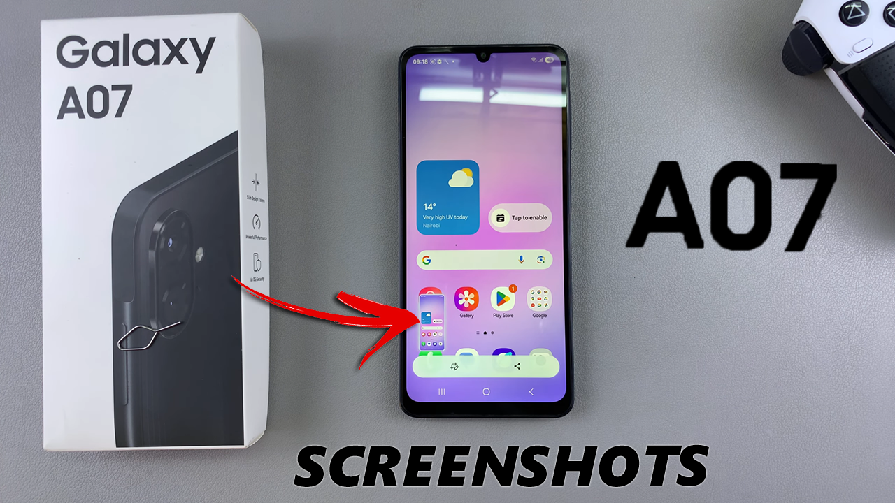 How To Take Screenshot On Galaxy A07