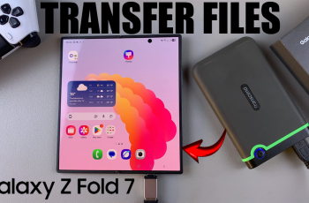How To Transfer Files From External Hard Disk To Samsung Galaxy Z Fold 7