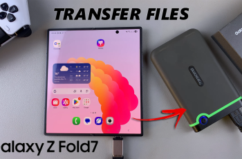 How To Transfer Files From Galaxy Z Fold 7 To External Hard Disk
