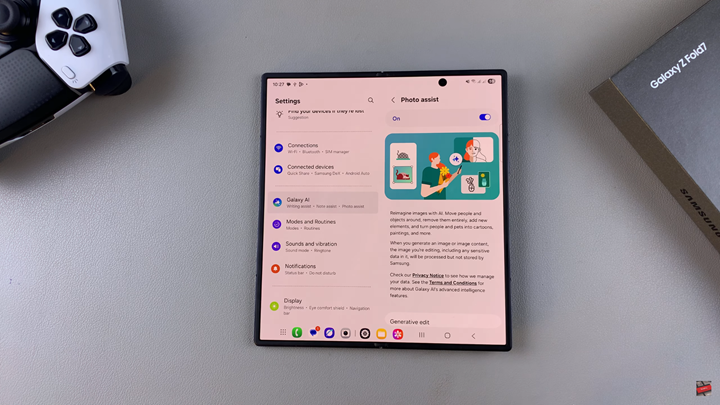 How To Turn AI Photo Editor On / Off On Samsung Galaxy Z Fold 7