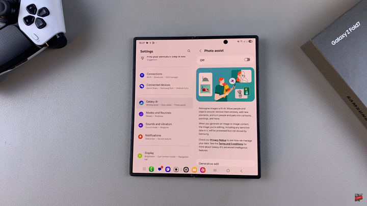 How To Turn AI Photo Editor On / Off On Samsung Galaxy Z Fold 7