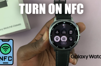 How To Turn ON NFC On Samsung Galaxy Watch 8 / 8 Classic