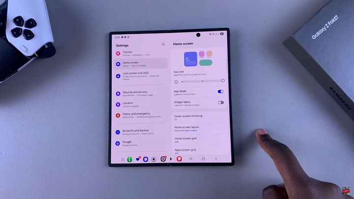 How To Unlock Home Screen of Samsung Galaxy Z Fold 7