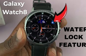 How To Use Water Lock Feature On Samsung Galaxy Watch 8 Classic