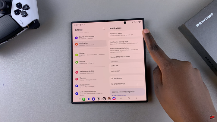 How To Enable Text Message Notifications On Samsung Galaxy Z Fold 7