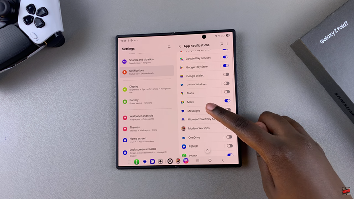 How To Enable Text Message Notifications On Samsung Galaxy Z Fold 7