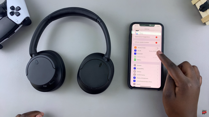 How To Pair Sony WH-CH720N Headphones To iPhone
