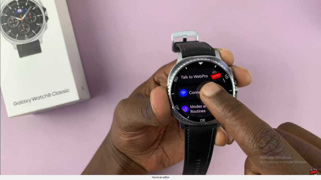 Unpair Bluetooth Devices From Samsung Galaxy Watch 8 Classic