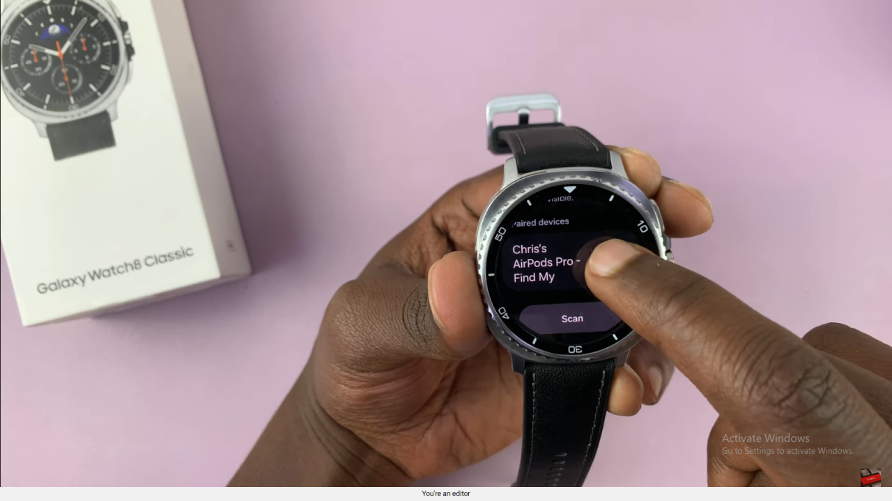 Unpair Bluetooth Devices From Samsung Galaxy Watch 8 Classic