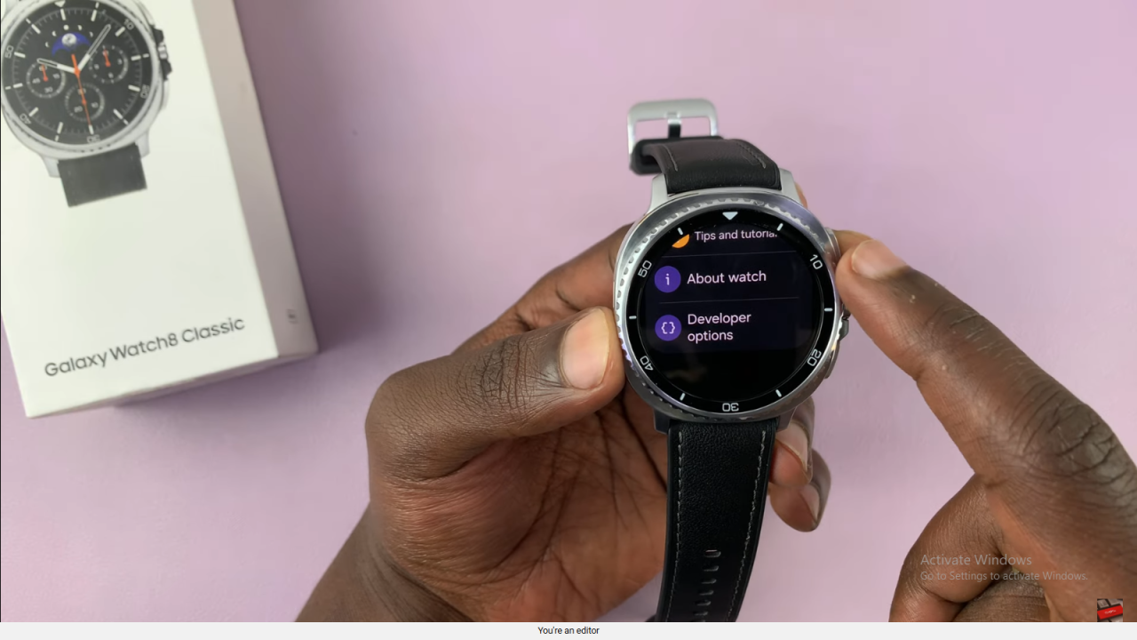 Disable Developer Options On Samsung Galaxy Watch 8 Classic