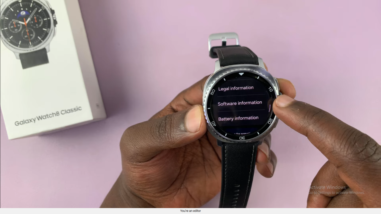 Disable Developer Options On Samsung Galaxy Watch 8 Classic