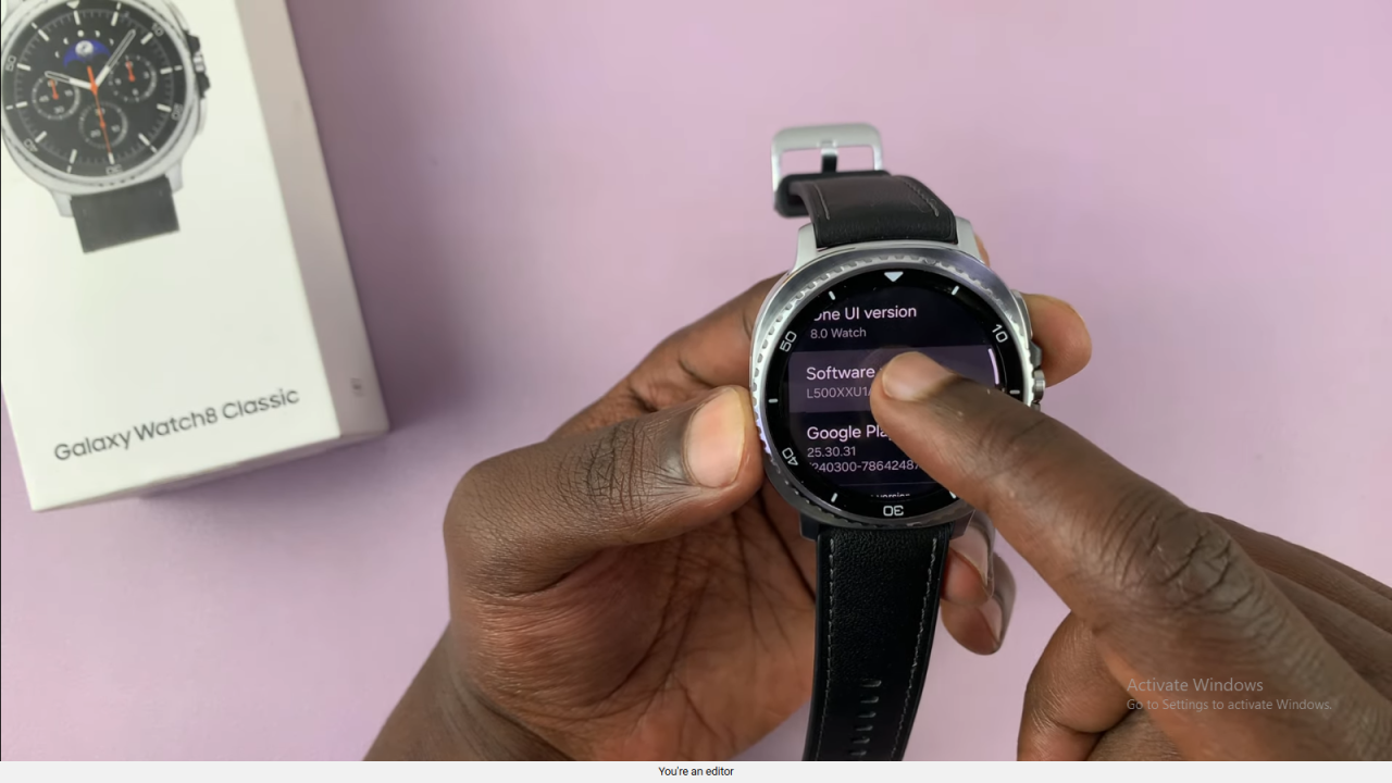 Disable Developer Options On Samsung Galaxy Watch 8 Classic