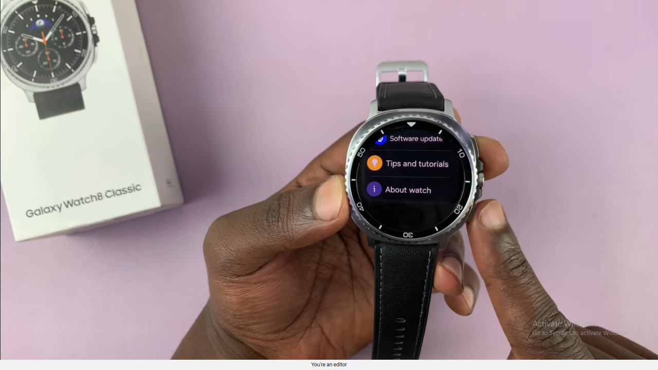 Disable Developer Options On Samsung Galaxy Watch 8 Classic