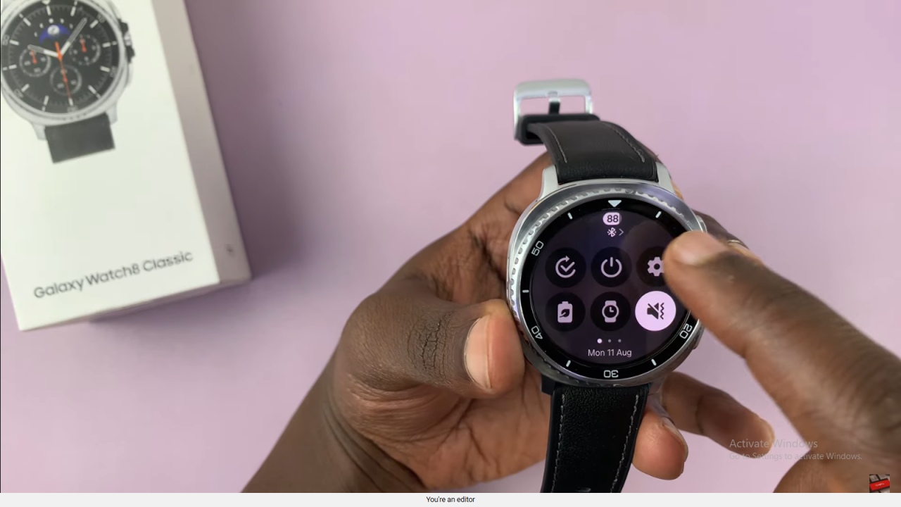 Disable Automatic Screen Brightness On Samsung Galaxy Watch 8 Classic